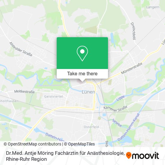 Dr.Med. Antje Möring Fachärztin für Anästhesiologie map