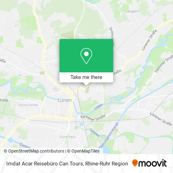 Карта Imdat Acar Reisebüro Can Tours
