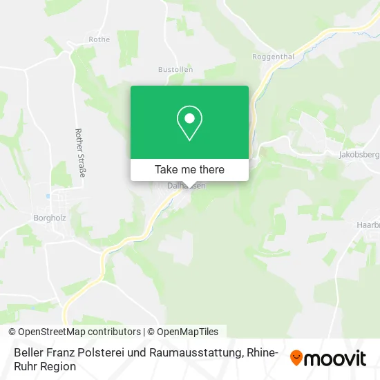 Карта Beller Franz Polsterei und Raumausstattung