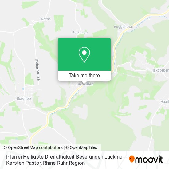 Pfarrei Heiligste Dreifaltigkeit Beverungen Lücking Karsten Pastor map