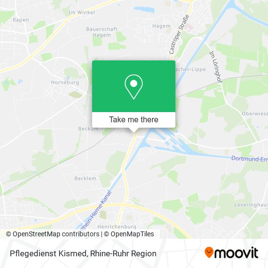 Pflegedienst Kismed map