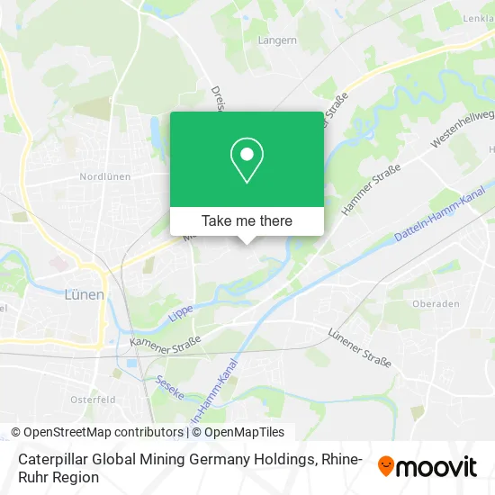 Карта Caterpillar Global Mining Germany Holdings