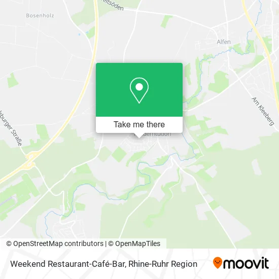 Карта Weekend Restaurant-Café-Bar