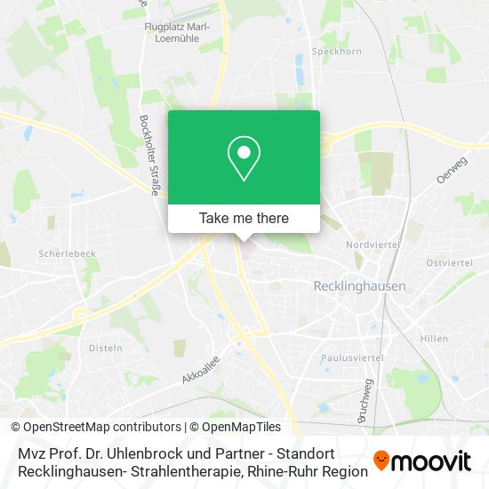 Mvz Prof. Dr. Uhlenbrock und Partner - Standort Recklinghausen- Strahlentherapie map