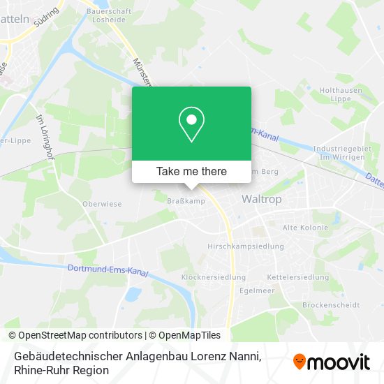 Gebäudetechnischer Anlagenbau Lorenz Nanni map