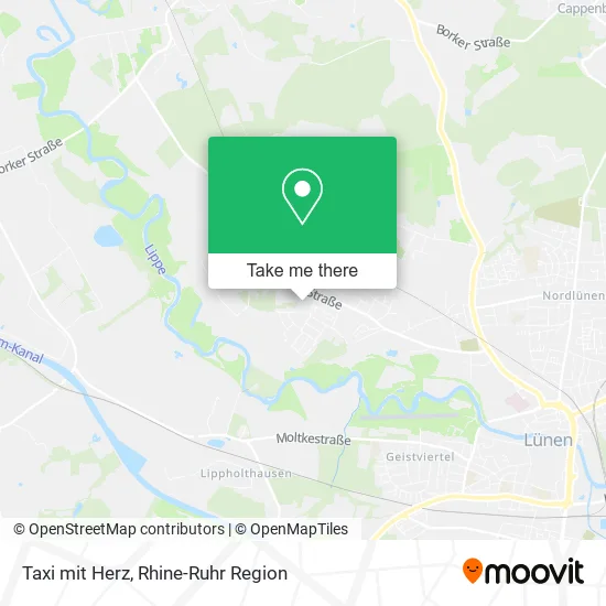 Карта Taxi mit Herz