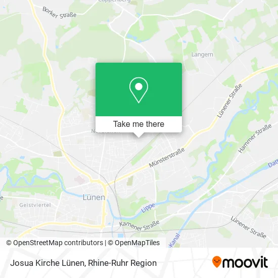 Josua Kirche Lünen map