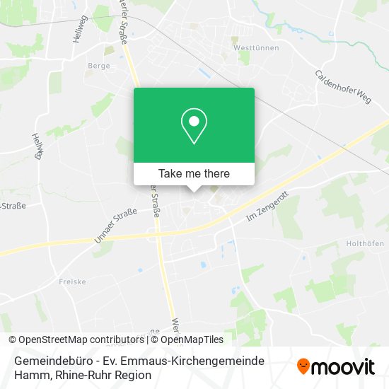Gemeindebüro - Ev. Emmaus-Kirchengemeinde Hamm map