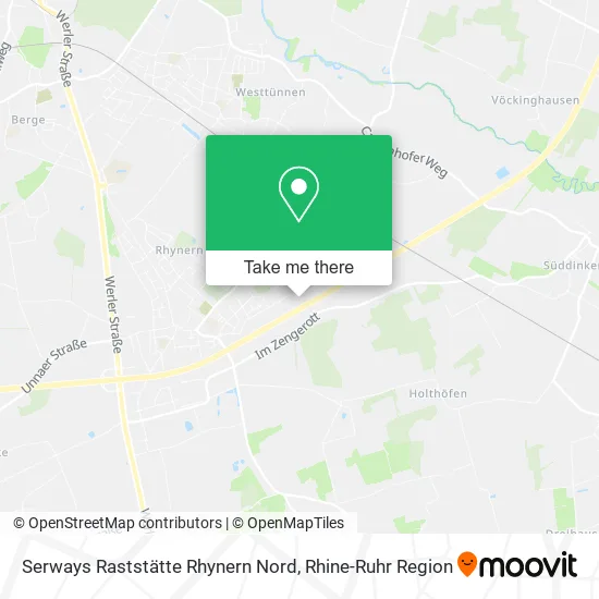 Карта Serways Raststätte Rhynern Nord
