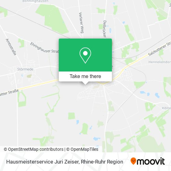 Hausmeisterservice Juri Zeiser map