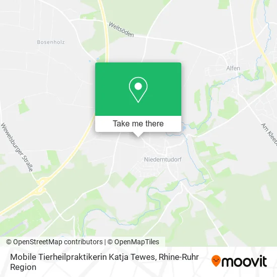 Карта Mobile Tierheilpraktikerin Katja Tewes