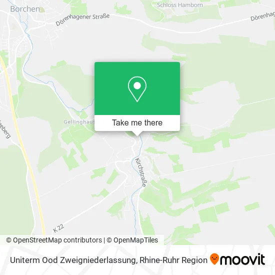 Карта Uniterm Ood Zweigniederlassung