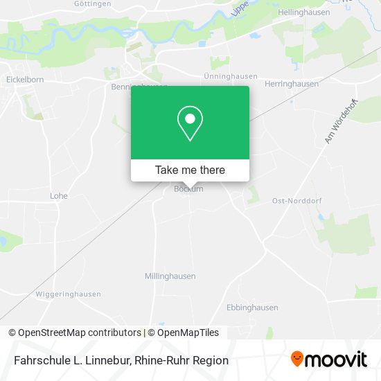 Fahrschule L. Linnebur map