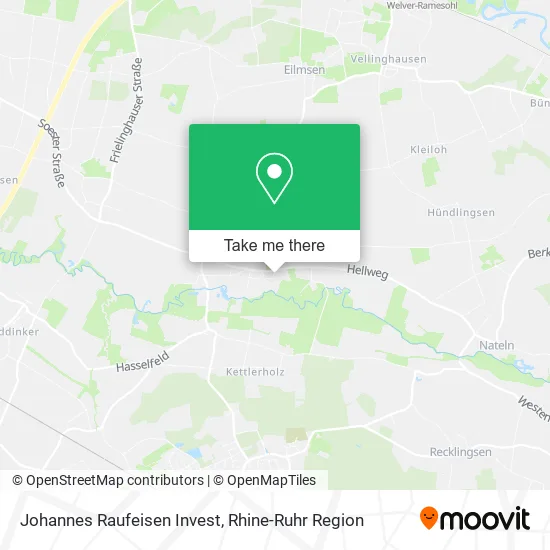 Карта Johannes Raufeisen Invest