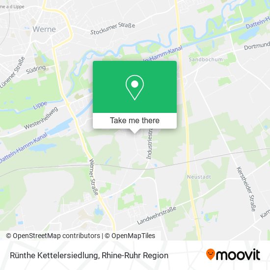 Карта Rünthe Kettelersiedlung
