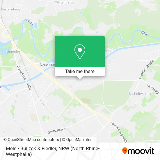 Mels - Bulizek & Fiedler map