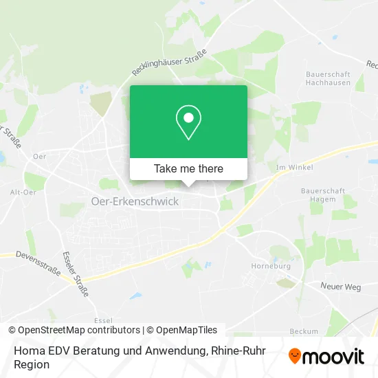 Карта Homa EDV Beratung und Anwendung