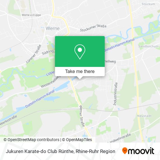 Jukuren Karate-do Club Rünthe map