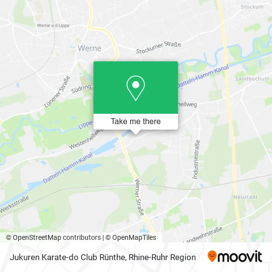 Карта Jukuren Karate-do Club Rünthe