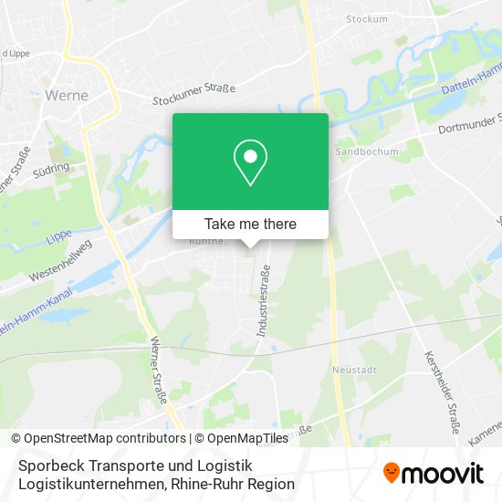 Sporbeck Transporte und Logistik Logistikunternehmen map