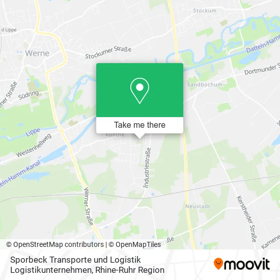 Карта Sporbeck Transporte und Logistik Logistikunternehmen