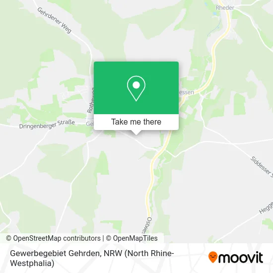 Gewerbegebiet Gehrden map