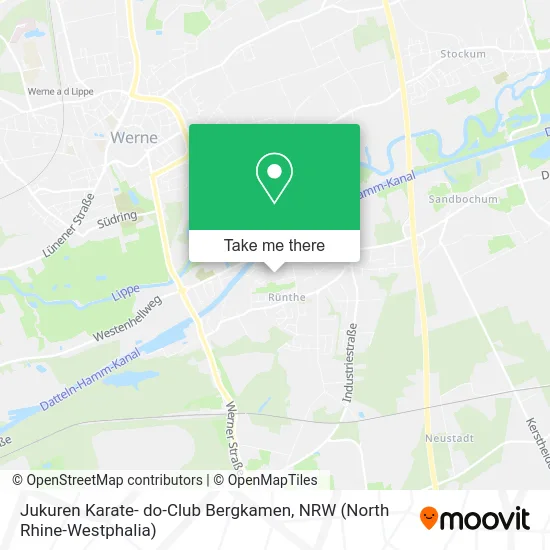 Карта Jukuren Karate- do-Club Bergkamen