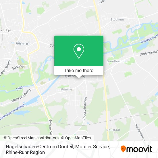 Карта Hagelschaden-Centrum Douteil, Mobiler Service