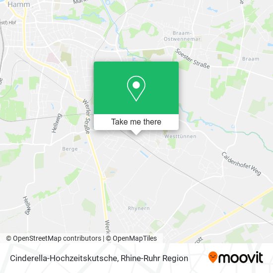 Cinderella-Hochzeitskutsche map