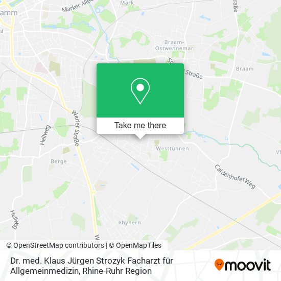 Dr. med. Klaus Jürgen Strozyk Facharzt für Allgemeinmedizin map