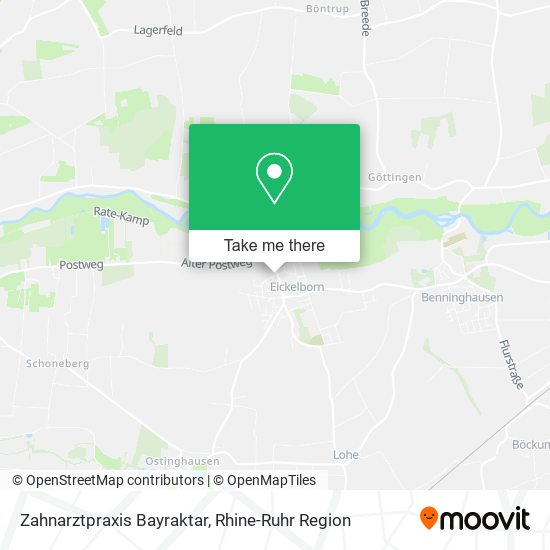 Zahnarztpraxis Bayraktar map