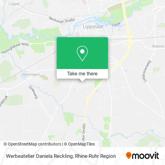 Werbeatelier Daniela Reckling map