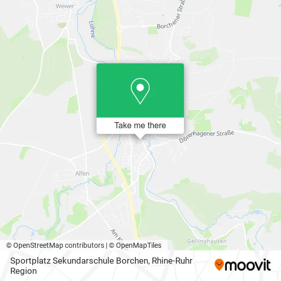 Карта Sportplatz Sekundarschule Borchen