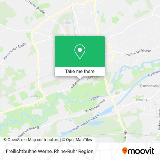 Freilichtbühne Werne map