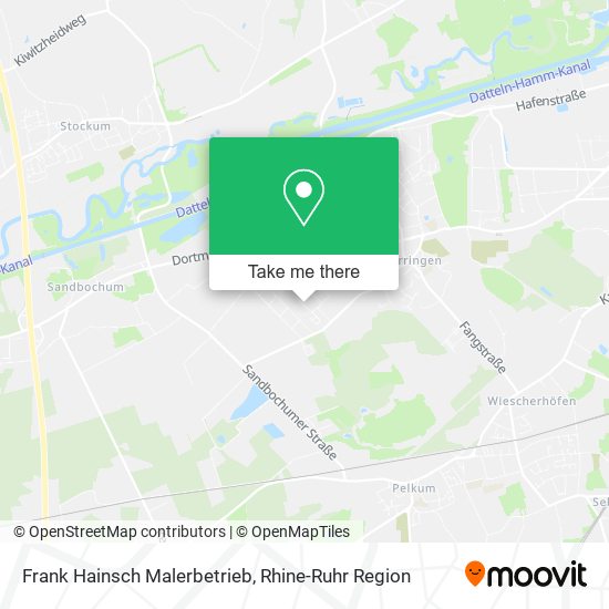 Frank Hainsch Malerbetrieb map