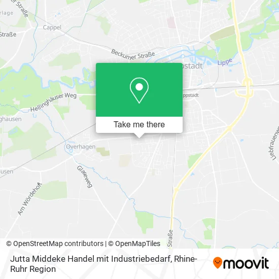 Карта Jutta Middeke Handel mit Industriebedarf