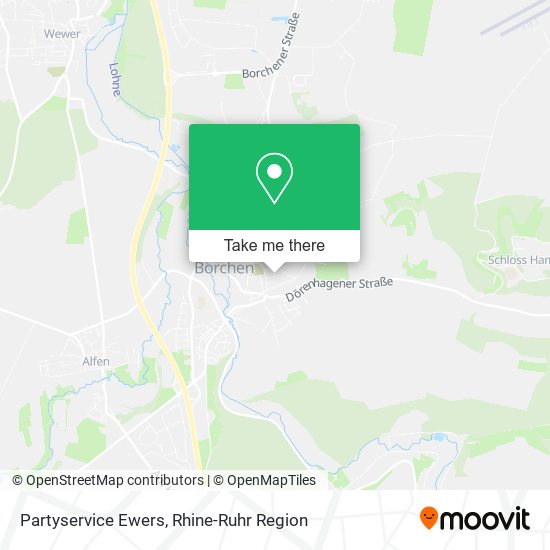 Partyservice Ewers map