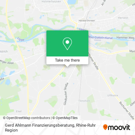 Карта Gerd Ahlmann Finanzierungsberatung