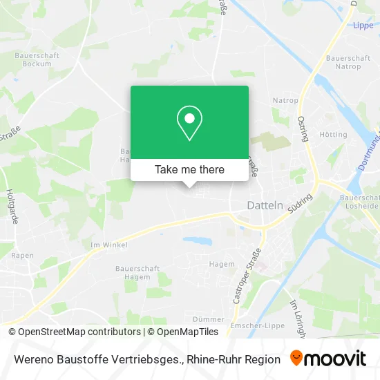 Карта Wereno Baustoffe Vertriebsges.
