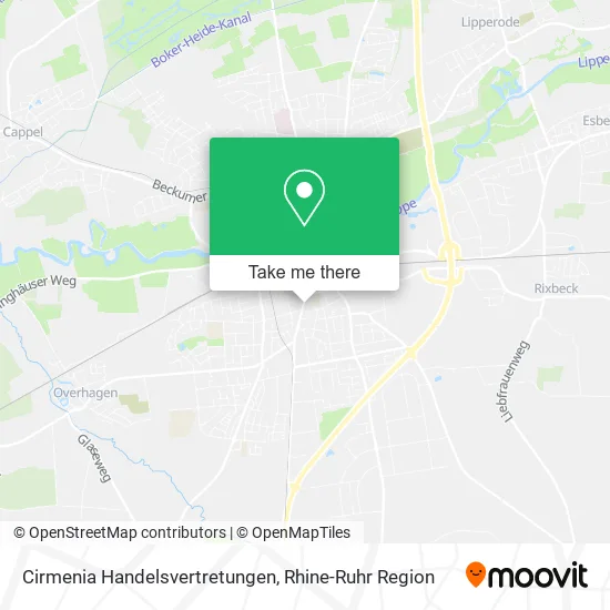 Карта Cirmenia Handelsvertretungen