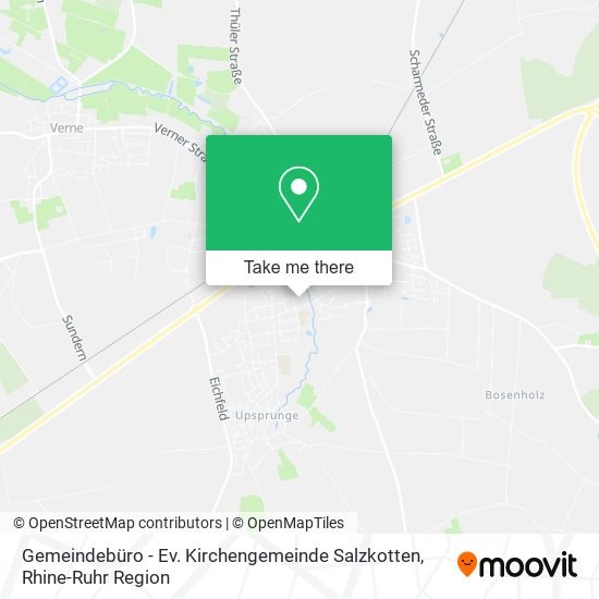 Gemeindebüro - Ev. Kirchengemeinde Salzkotten map