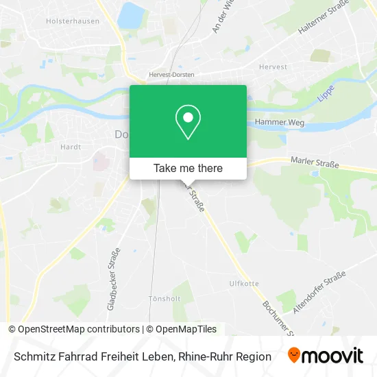 Карта Schmitz Fahrrad Freiheit Leben