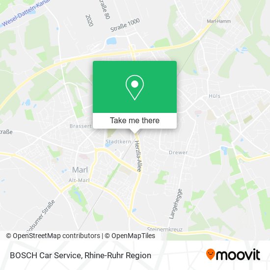 BOSCH Car Service map