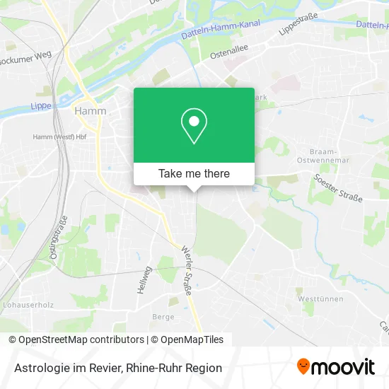 Карта Astrologie im Revier