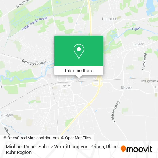 Карта Michael Rainer Scholz Vermittlung von Reisen