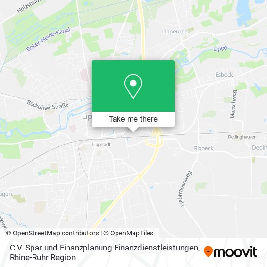 C.V. Spar und Finanzplanung Finanzdienstleistungen map