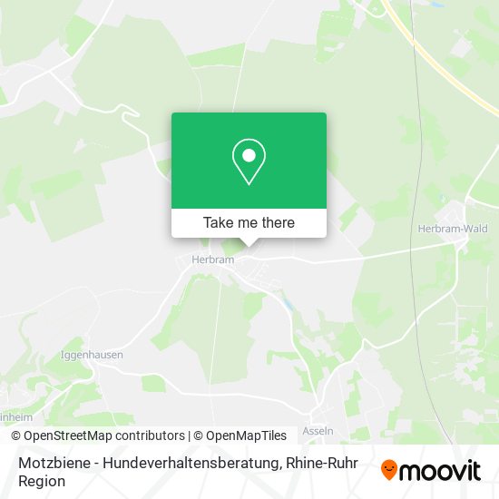 Motzbiene - Hundeverhaltensberatung map