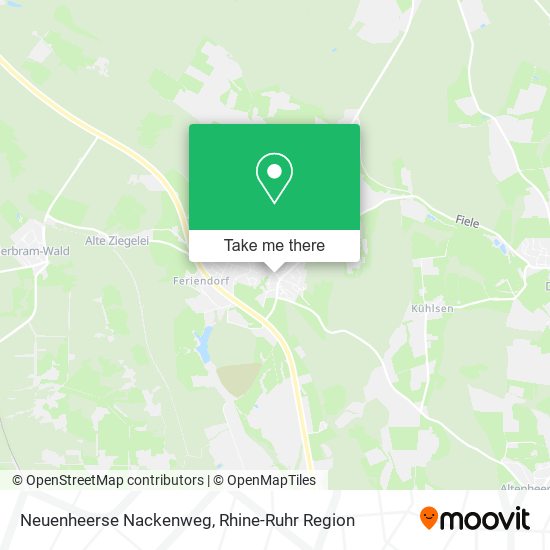 Neuenheerse Nackenweg map