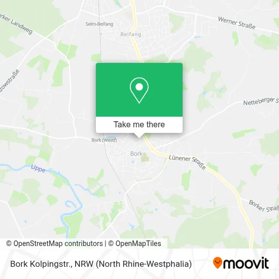 Bork Kolpingstr. map
