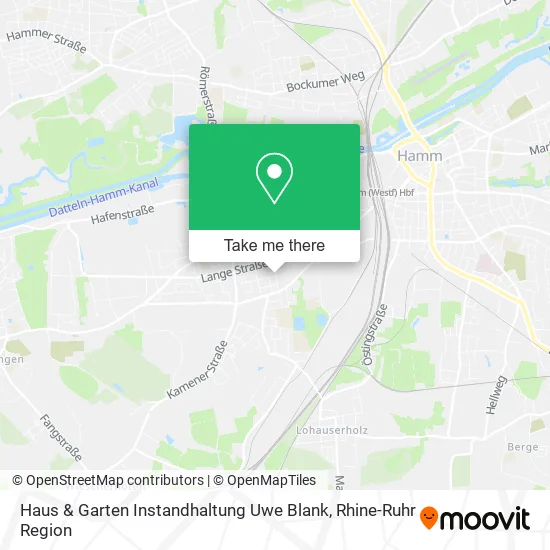 Карта Haus & Garten Instandhaltung Uwe Blank